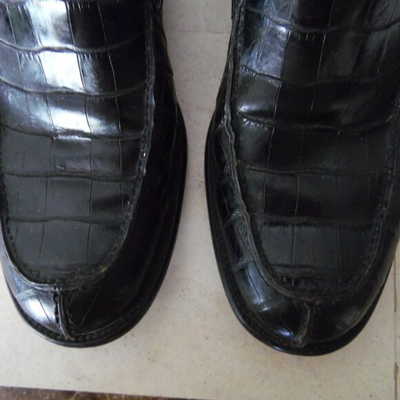 mezlan genuine ALLIGATOR shoes mens size 10 vanderbill? idk - Picture 8 of 12